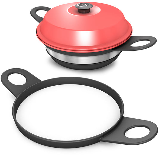 Silikon Haltegriff  kompatibel mit Omnia, Enders Vamo, Crivit - Griff, Griffe - für Camping Backofen – Zubehör - hitzebeständig & spülmaschinenfest